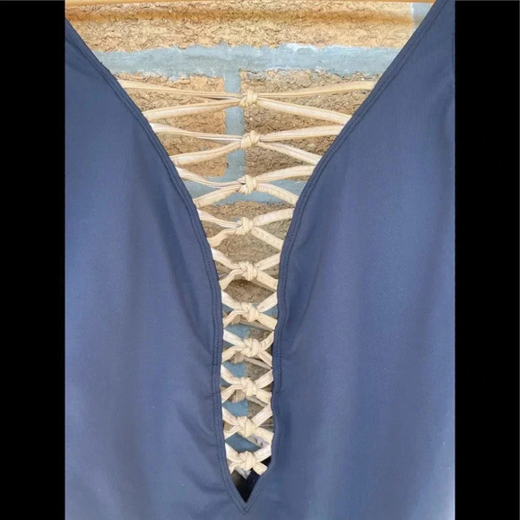 Bleu | Rod Beattie  Lets Get Knotty Swimsuit size 18w - Picture 5 of 10